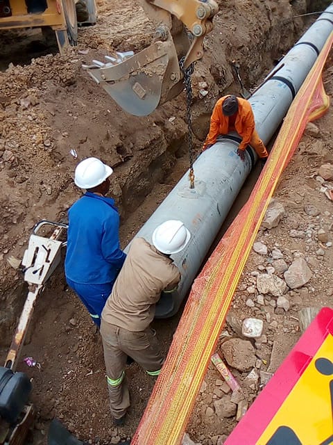 Bella Rosa civil services, sewer and water